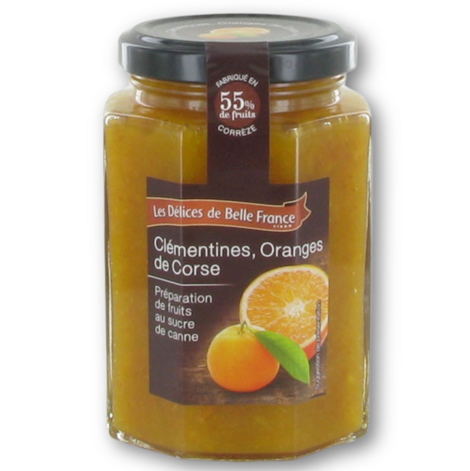 Préparation de fruits orange clémentine